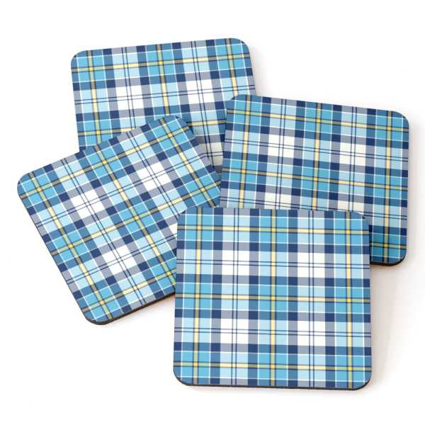 Culloden Blue Dress Tartan Coasters