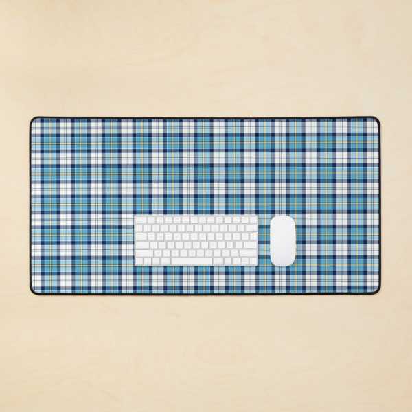 Culloden Blue Dress tartan desk mat