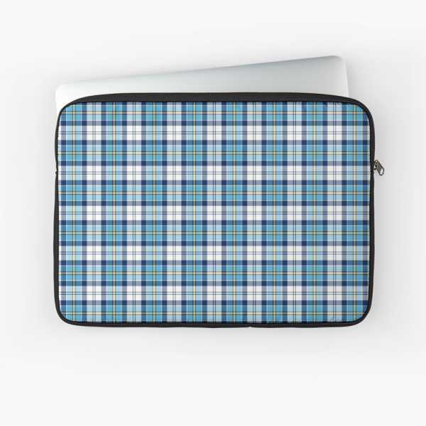 Culloden Blue Dress tartan laptop sleeve