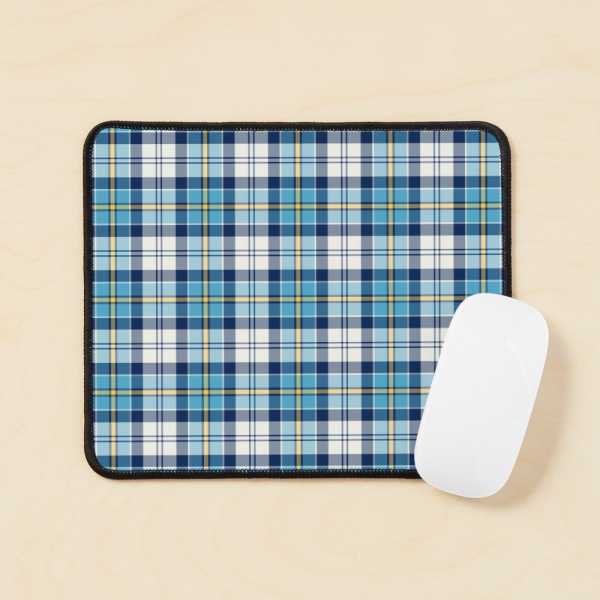 Culloden Blue Dress tartan mouse pad