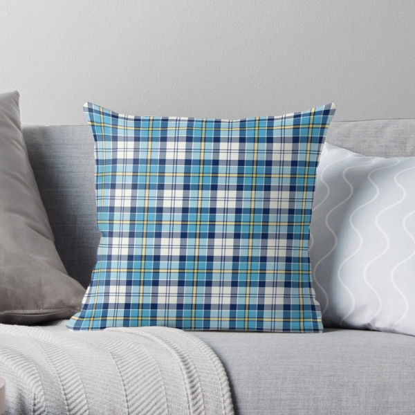 Culloden Blue Dress Tartan Pillow