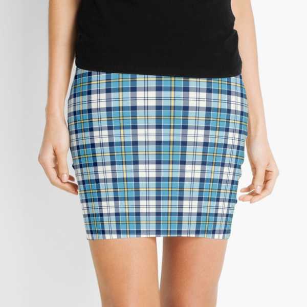 Culloden Blue Dress tartan mini skirt