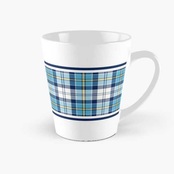 Culloden Blue Dress tartan tall mug