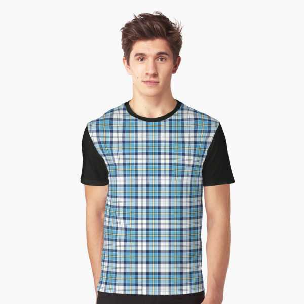 Culloden Blue Dress Tartan T-Shirt