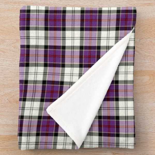 Culloden Dress tartan fleece throw blanket