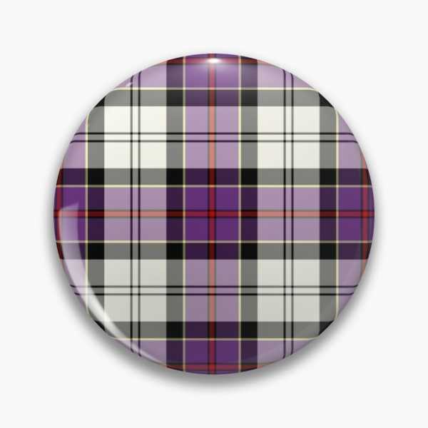 Culloden Dress tartan pinback button