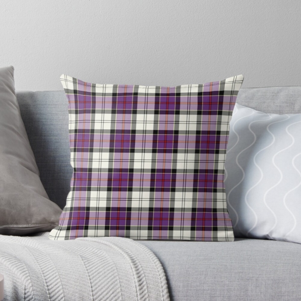 Culloden Dress tartan throw pillow