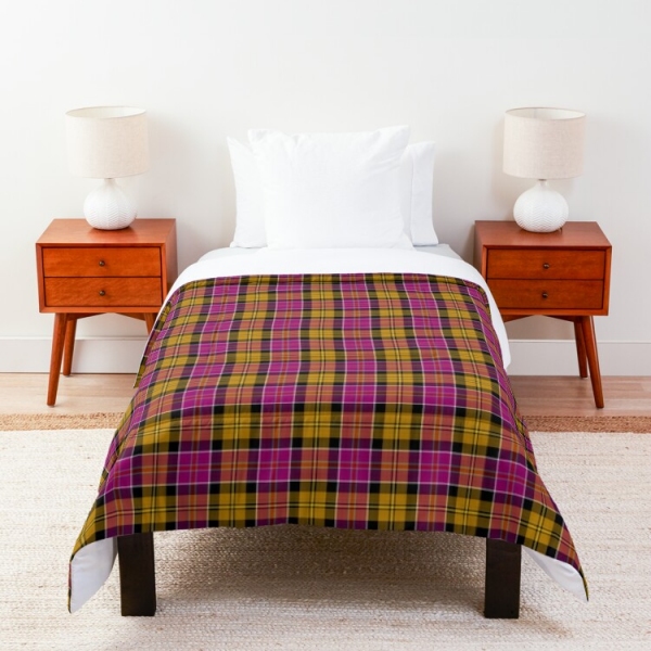 Culloden District tartan comforter