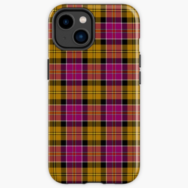 Culloden District tartan iPhone case