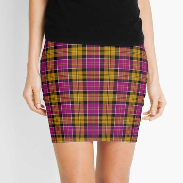 Culloden District tartan mini skirt
