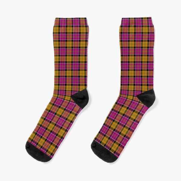 Culloden District tartan socks