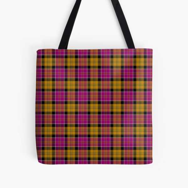 Culloden District tartan tote bag