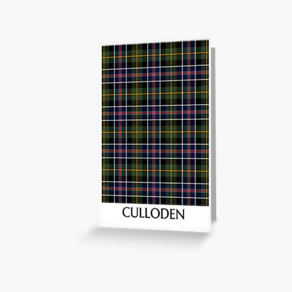 Culloden 1746 Tartan Card