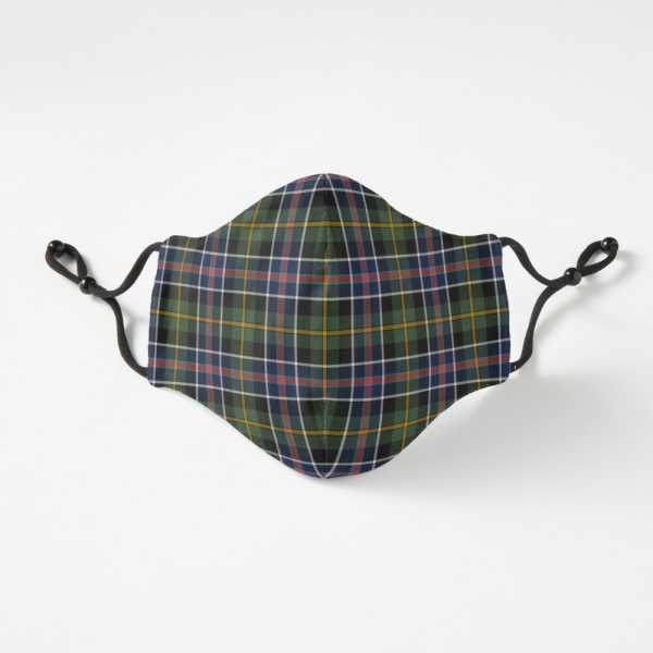 Culloden 1746 district tartan fitted face mask