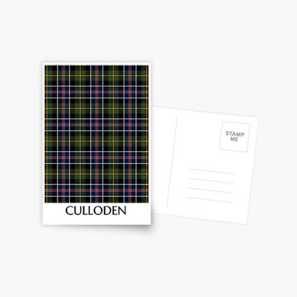 Culloden 1746 district tartan postcard