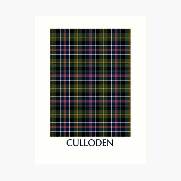 Culloden 1746 Tartan Print