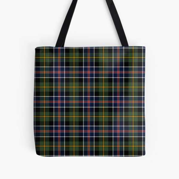 Culloden 1746 district tartan tote bag