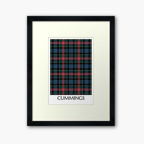 Clan Cummings Ancient Tartan Framed Print