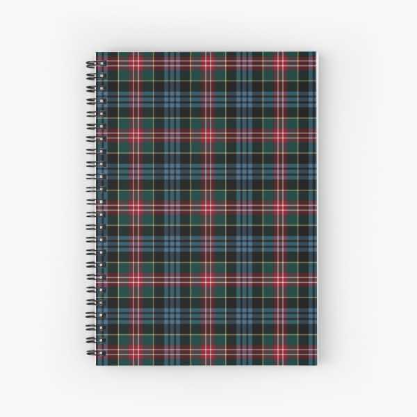 Comyn tartan spiral notebook