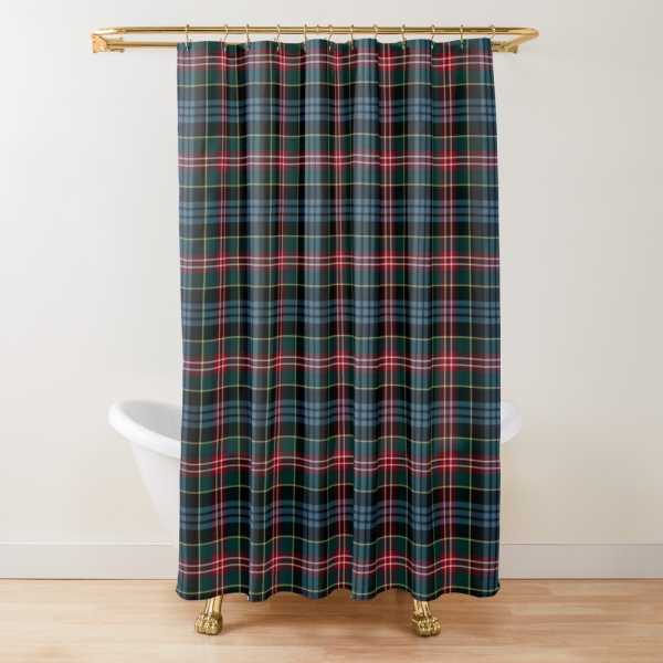 Comyn tartan shower curtain