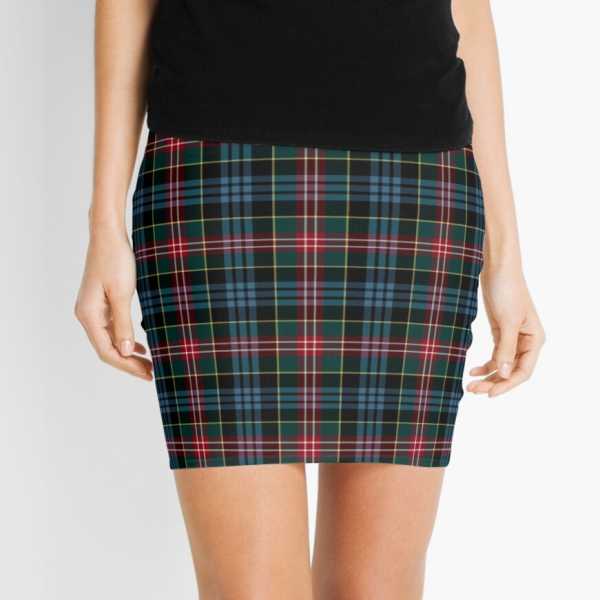 Comyn tartan mini skirt