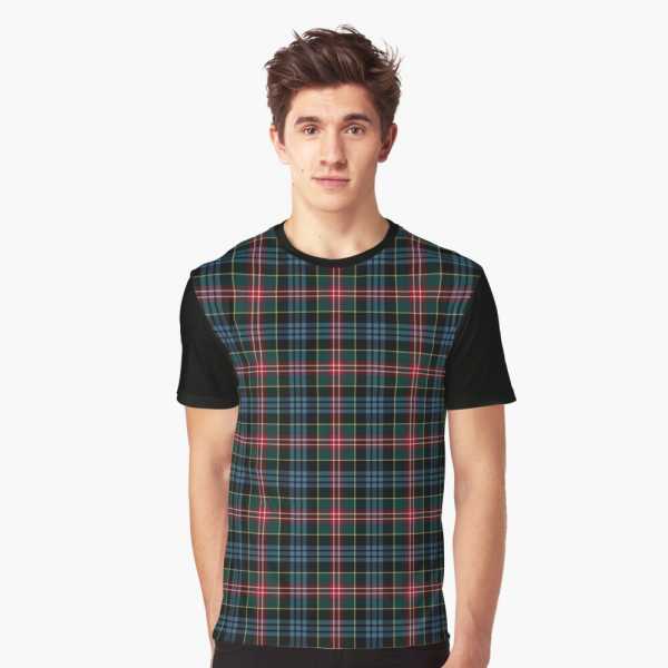 Comyn tartan tee shirt