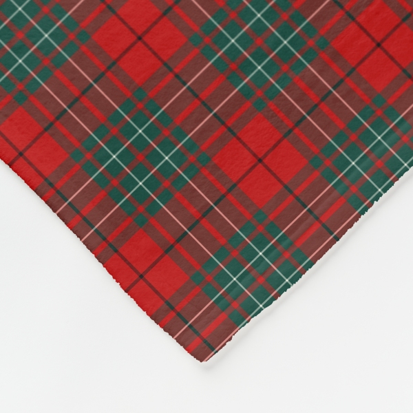 Cummings tartan fleece blanket