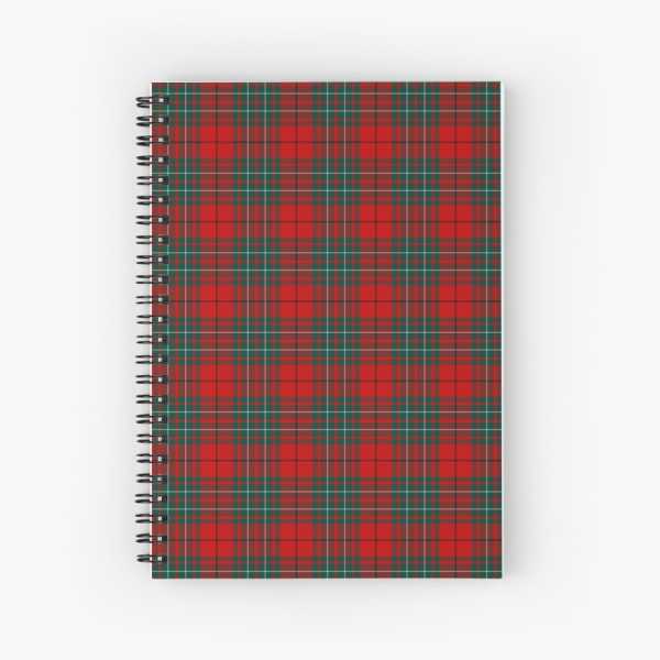 Cummings tartan spiral notebook