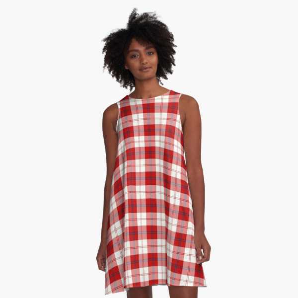 Cunningham Dress tartan a-line dress