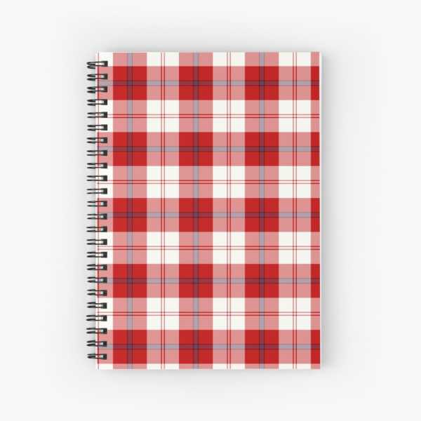 Cunningham Dress tartan spiral notebook