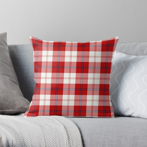 Cunningham Dress tartan throw pillow