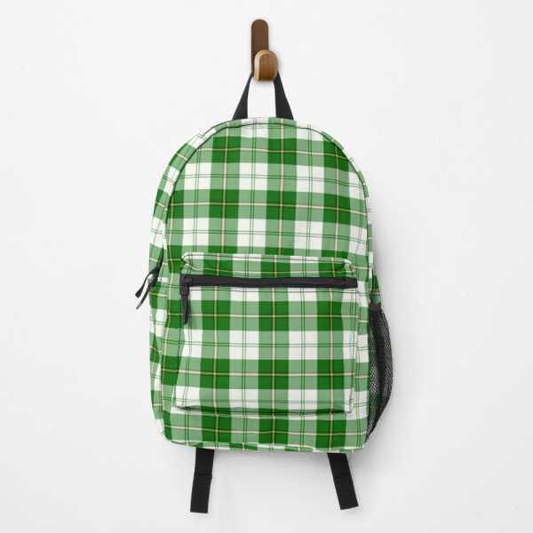 Clan Cunningham Green Dress Tartan Backpack