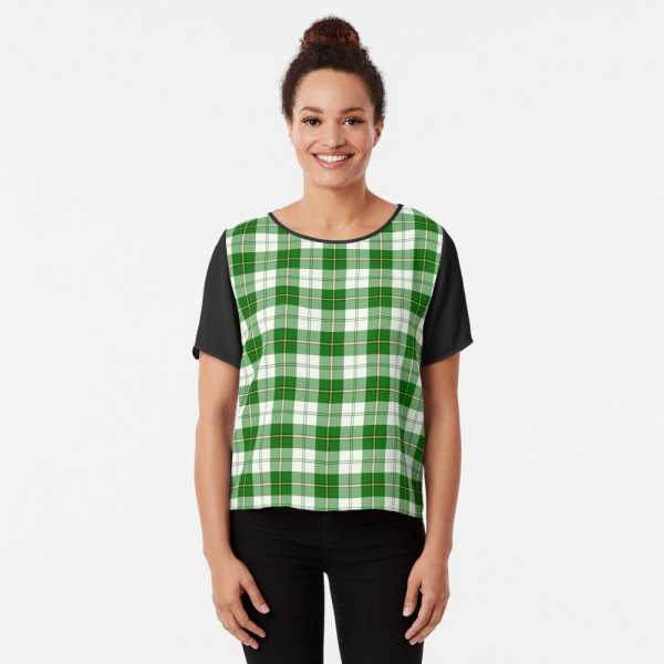 Clan Cunningham Green Dress Tartan Top