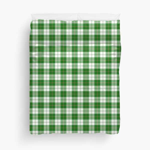 Clan Cunningham Green Dress Tartan Duvet Cover