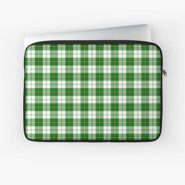 Clan Cunningham Green Dress Tartan Laptop Case