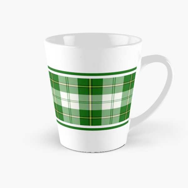 Clan Cunningham Green Dress Tartan Tall Mug