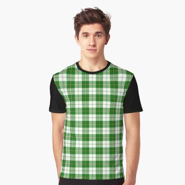 Clan Cunningham Green Dress Tartan T-Shirt