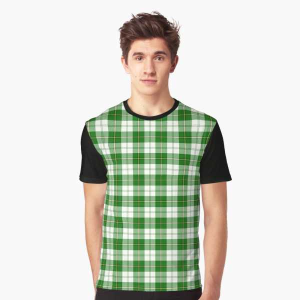 Cunningham Green Dress tartan tee shirt