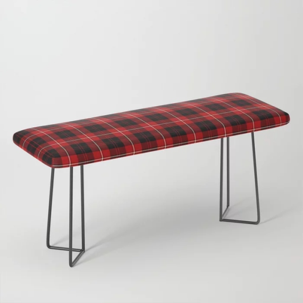 Cunningham tartan bench