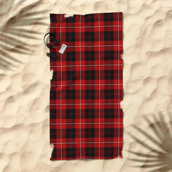 Cunningham tartan beach towel