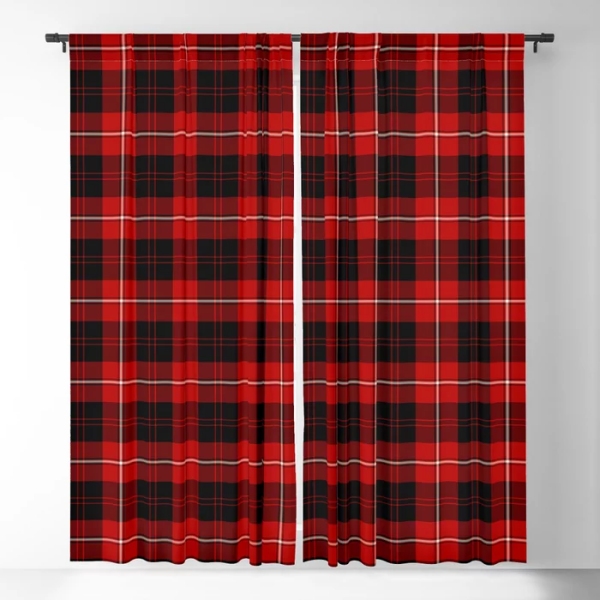 Cunningham tartan blackout curtains