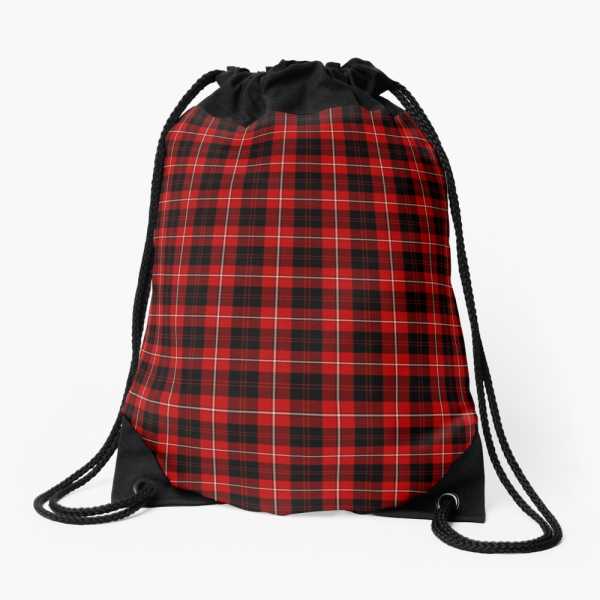 Cunningham tartan drawstring bag