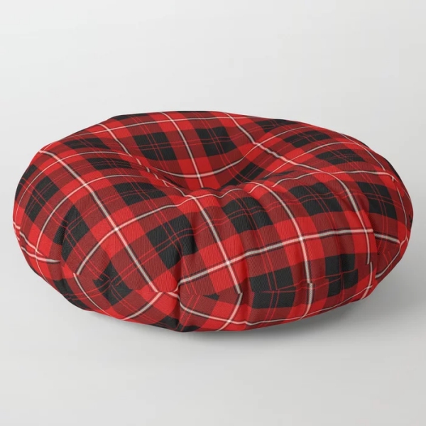 Cunningham tartan floor pillow