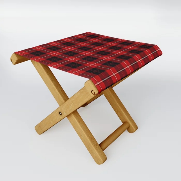 Cunningham tartan folding stool