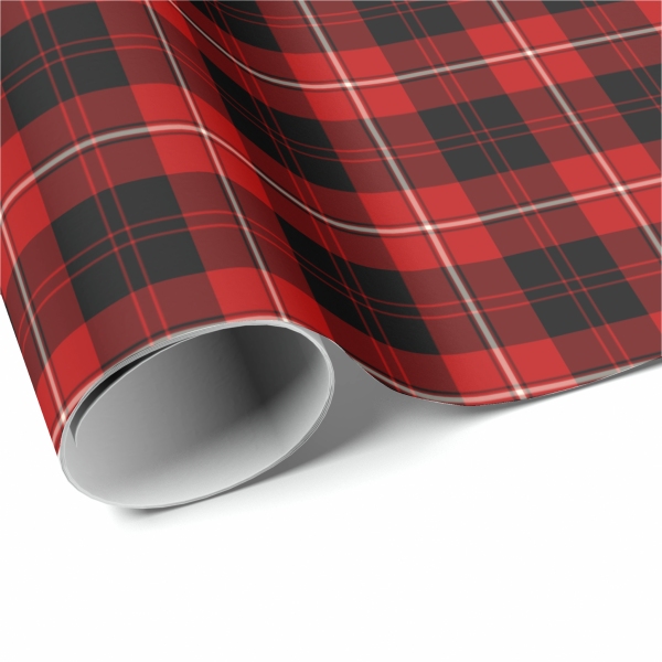 Cunningham tartan wrapping paper