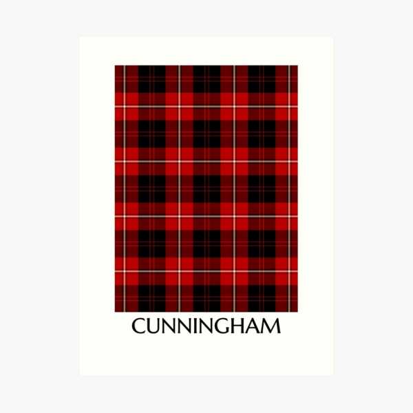Clan Cunningham Tartan Print