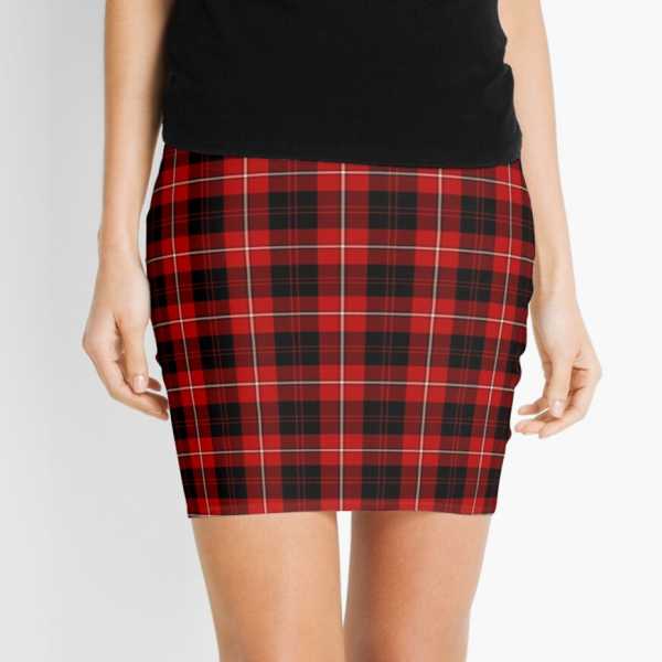 Cunningham tartan mini skirt