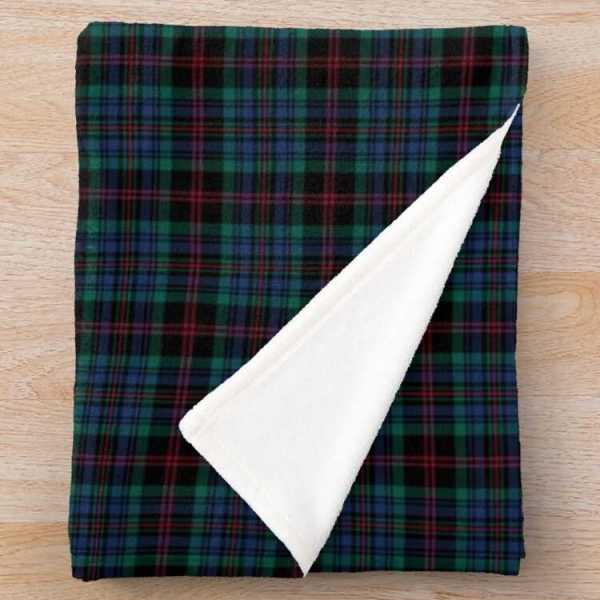 Daly tartan fleece throw blanket