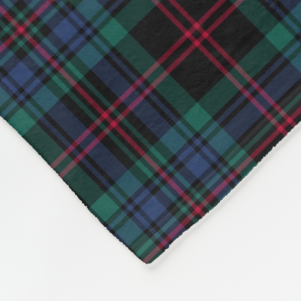 Daly tartan fleece blanket