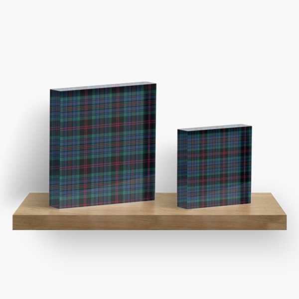 Daly tartan acrylic block